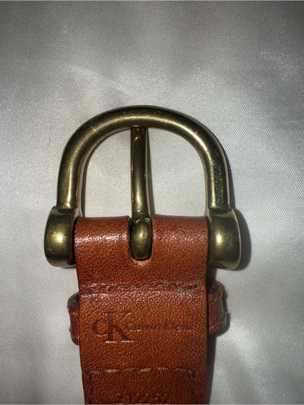 Calvin Klein Braided Leather Belt